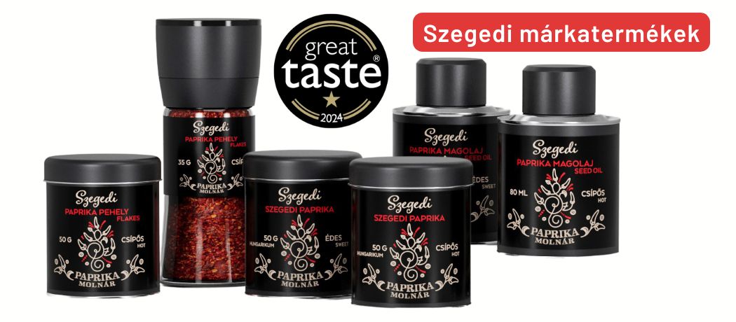 Szegedi paprika márkatermékek