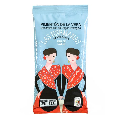 Las Hermanas spanyol füstölt fűszerpaprika-őrlemény édes 250 g/tasak