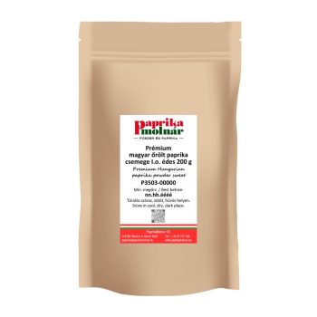   Prémium magyar őrölt paprika csemege I.o. édes 200 g/papírtasak